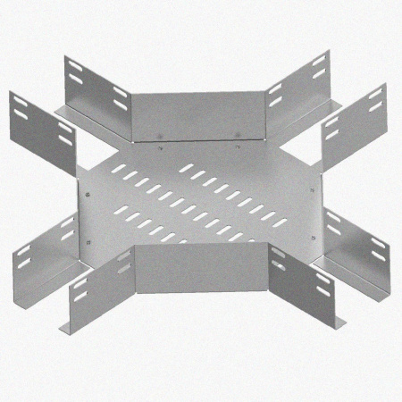 Лоток крестообразный глухой КМГ 100х50 У3, окрашенный, S1,5