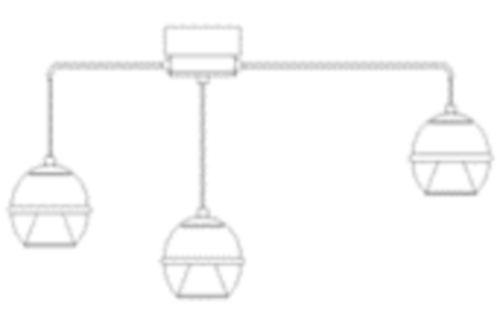 Потолочный светильник 9*E14 36Вт Белый IP20 Tommasa FR5004CL-09W Freya