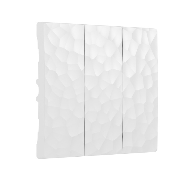 Набор клавиш для выключателя трехклавишного (белый) Hammer СУ IP20 Werkel