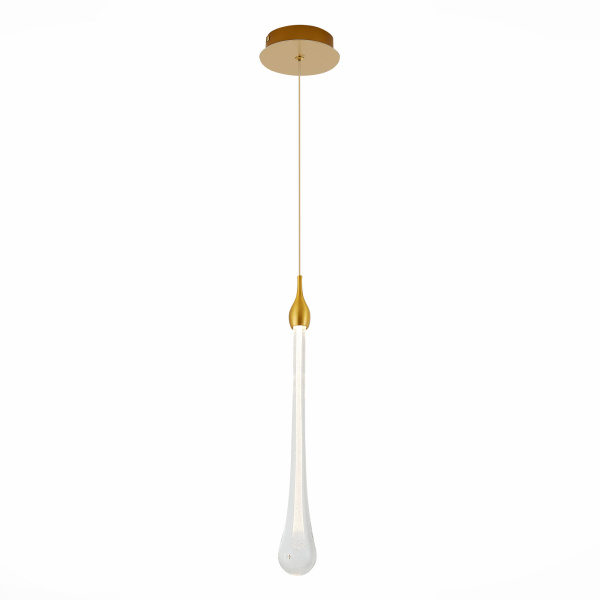 Светильник подвесной Золотистый/Прозрачный LED 1*3Вт 4000К SL6103.203.01 ST LUCE