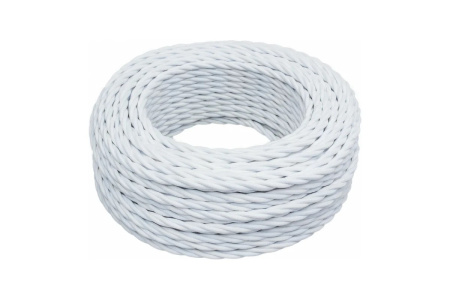 Провод ШВП 2х0,5 серый/белый