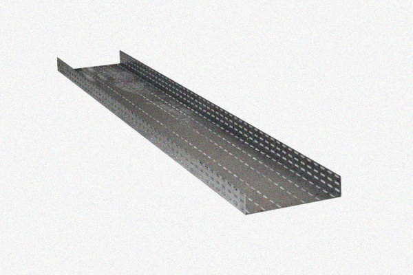 Лоток глухой ЛМГ 50х25х2000 УТ1,5, оцинкованный лист S1,5