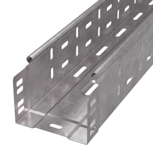 Лоток перфорированный Стандарт HDZ 100х80х3000 (0,7 мм) (6 м/уп) Промрукав