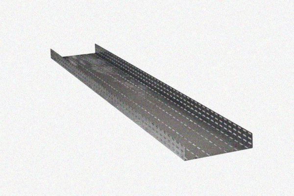 Лоток глухой ЛМГ 400х50х2000 УХЛ1, оцинкованный лист, S1,5