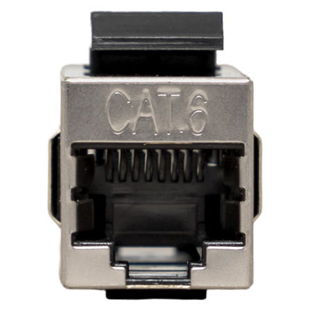 Адаптер проходной TERACOM PRO Cat,6 экранированный RJ45-RJ45 тип Keystone EKF