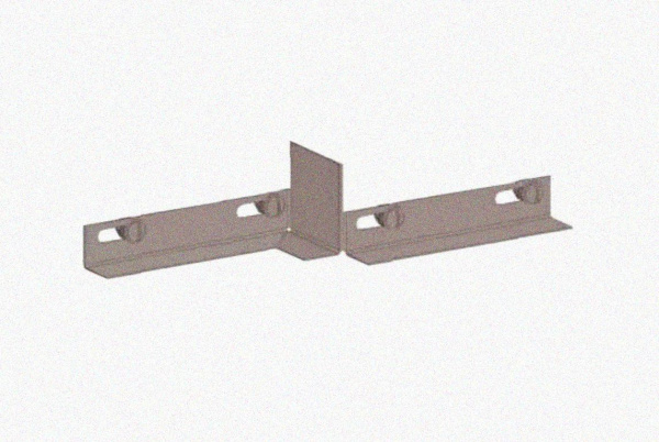 Соединитель-переходник замковый ПУгПЗ 100х60 УХЛ1, оцинкованный лист, S1,5