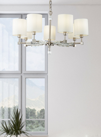 Люстра 7*E14 40Вт Никель IP20 Cube MOD011PL-07N Maytoni