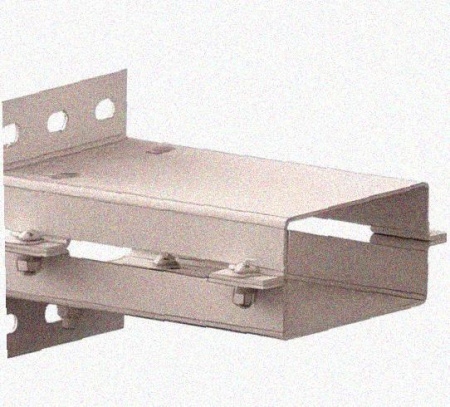 Лоток присоединительный ЛПС 100х80 УТ1,5, нержавеющая сталь, S2,0