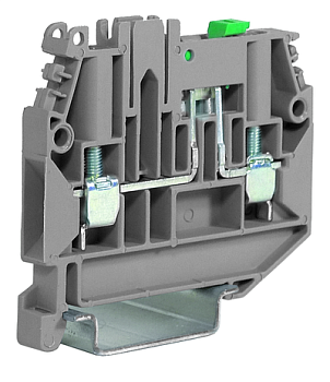 CBS.4/GR Клемма с ножевым размыкателем. 4 кв.мм., 1 уровень, винт DKC