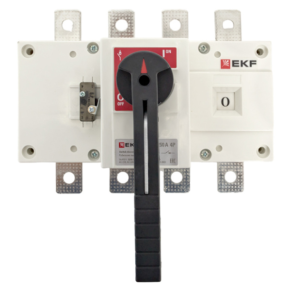 Рубильник-выключатель 250A 4П c рукояткой управления для прямой установки PowerSwitch EKF