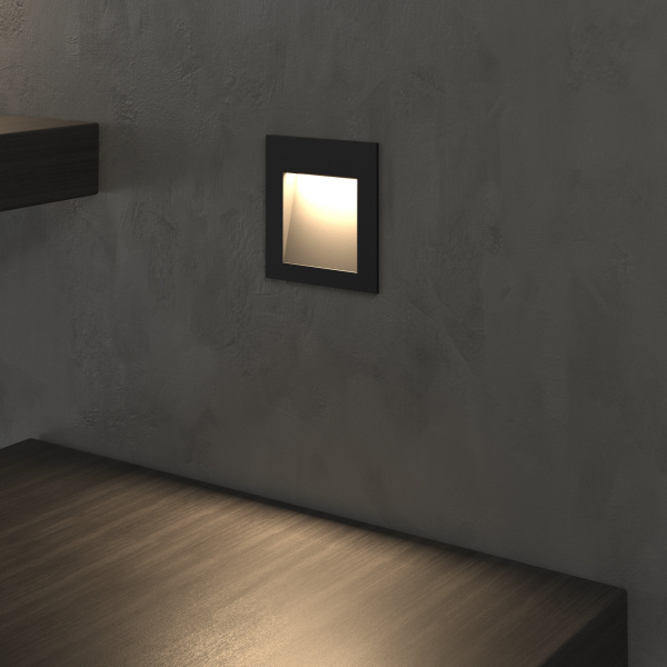 Подсветка для лестниц 3Вт 4000К черный IP65 (a049744) Elektrostandard