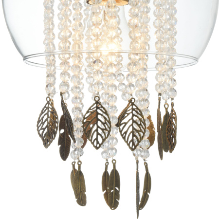 Подвесной светильник 1*E27 60Вт Бронза IP20 Equorin MOD197-PL-01-G Maytoni