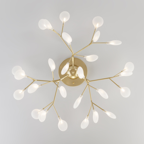 Умный потолочный светильник 27*G4 3Вт перламутровое золото IP20 Foglia (343 золото / белый) Bogate's