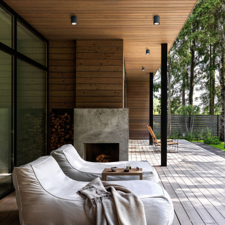 Накладной светодиодный влагозащищенный светильник 7Вт 4000К черный IP65 (a056267) Elektrostandard