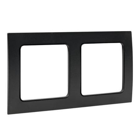 Стокгольм Рамка 2-местная черная EKF