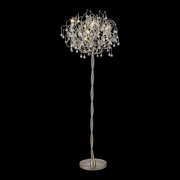 Торшер Матовый никель/Прозрачный G9 5*40Вт WE189.05.205 WERTMARK