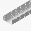 Лоток монтажный цельный перфорированный ЛМЦ300х100х2000 УТ1,5, оцинкованный лист, S1,2
