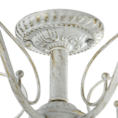 Потолочный светильник 5*E14 60Вт Белый с Золотом IP20 Andri FR2751-PL-05-WG Freya