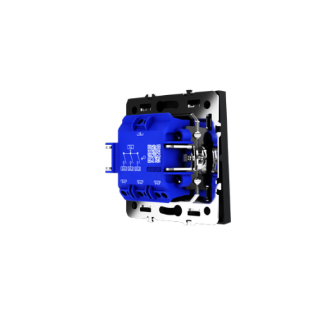 Выключатель встраиваемый Voltum S70 трехклавишный 10А, (графит)