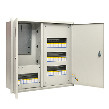 Щит учетно-распред, встраиваемый ЩУРв 3/48 двухдверный (620х660х165) IP31 PROxima EKF