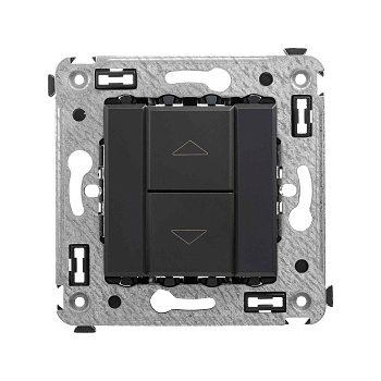 Механизм управления рольставней в стену, "Avanti", "Черный матовый" DKC