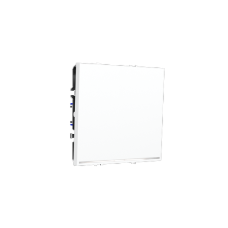 Выключатель встраиваемый Voltum S70 одноклавишный с подсветкой 10А, (белый матовый)