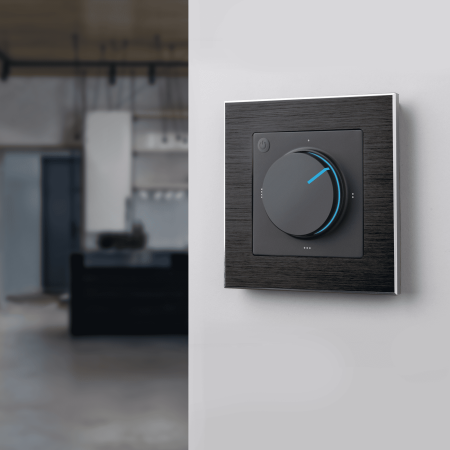 Aluminium Рамка на 1 пост (черный алюминий) Werkel