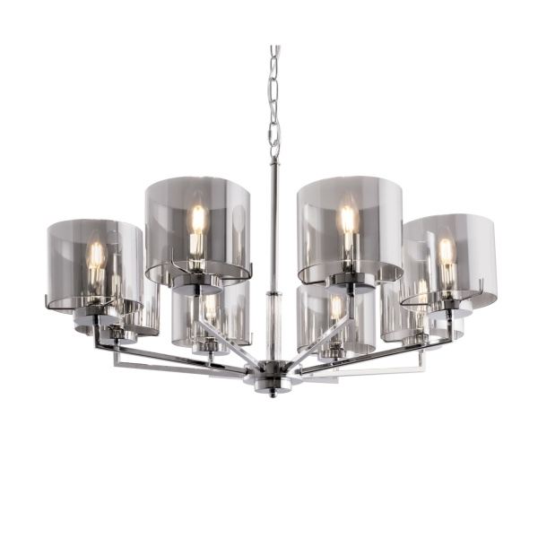 Люстра 8*E14 40Вт Хром IP20 Karen FR5096PL-08CH Freya