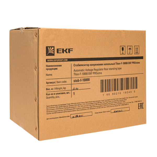 Стабилизатор напряжения напольный TITAN F-10000 PROxima EKF Стабилизатор напряжения напольный TITAN F-10000 PROxima EKF