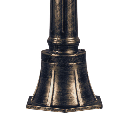 Светильник садово-парковый Feron PL3706 круглый, столб 60W 230V E27, черное золото