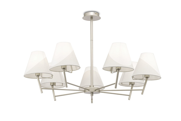 Люстра 7*E14 40Вт Серебро IP20 Vanessa FR5084PL-07G Freya