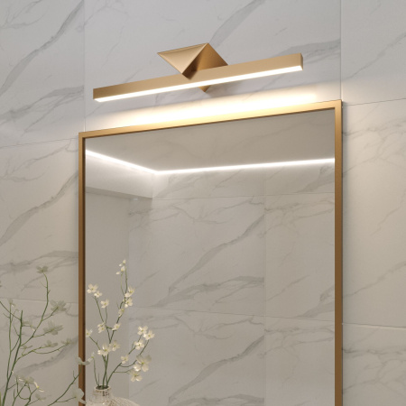 Светильник настенный светодиодный 9Вт 4000К золото IP20 Delta (a058169) Elektrostandard