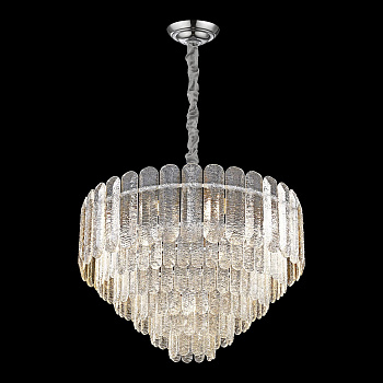Люстра подвесная Хром/Прозрачный E14 13*40Вт WE129.13.103 WERTMARK