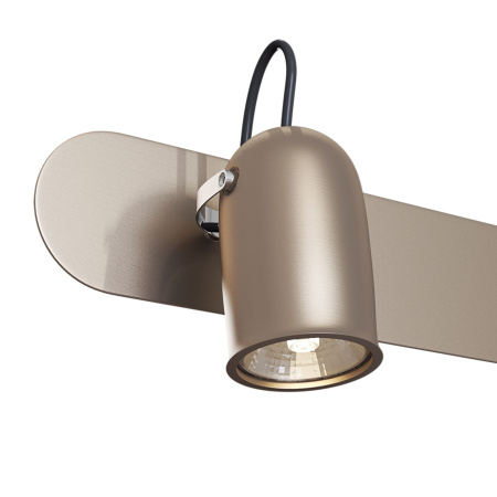 Светильник спот 2*GU10 50Вт Никель IP20 Alcor SP311-CW-02-N Technical