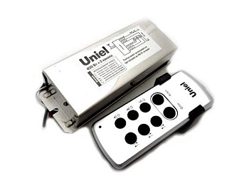Пульт управления светом встр. 3x450W 30м, 1 приемник 3 канала диммер Uniel