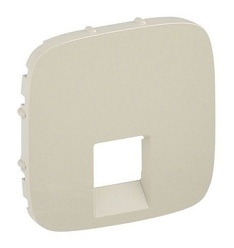 Valena Allure Лицевая панель розетки СУ RJ11/RJ45 . слоновая кость IP20 Legrand