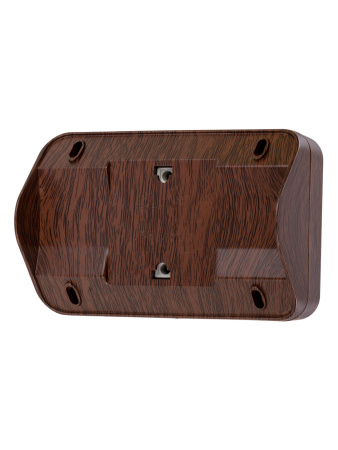 Розетка угловая двойная 2П+3 открытой установки с з/ш IP20 250В 16А бук "Ладога" TDM