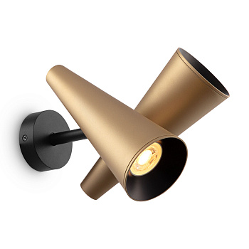 Настенный светильник (бра) 2*GU10 50Вт Латунь IP20 Giro MOD095WL-02BS Maytoni