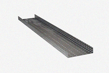 Лоток глухой ЛМГ 75х50х2000 У3, окрашенный, S1,5