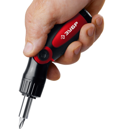 Универсал-31 набор: реверсивно-рычажная отвертка с насадками 31 шт ЗУБР