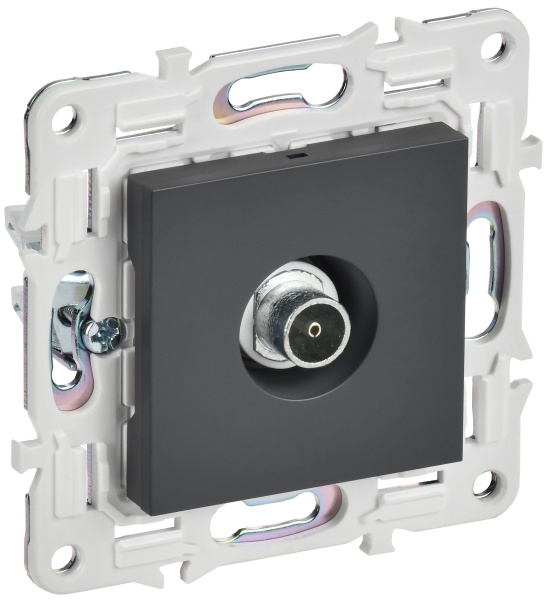 SKANDY Розетка TV оконечная SK-A12T титан IEK