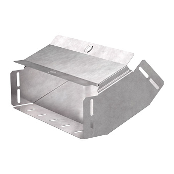 Угол вертикальный внутренний 45 градусов с крышкой Стандарт 300х100 Промрукав