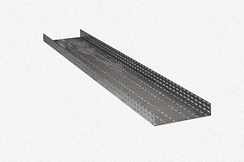 Лоток глухой ЛМГ 50х25х3000 УТ1,5, оцинкованный лист S1,0