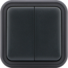 Donel W55 Переключатель 2-кл. накладной, антрацит, IP55, серия (тип) DIP55