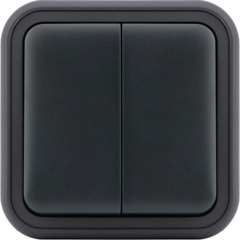 Donel W55 Переключатель 2-кл. накладной, антрацит, IP55, серия (тип) DIP55