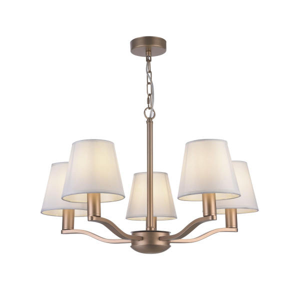 Люстра 5*E14 60Вт Золото IP20 Marika FR5671PL-05G Freya