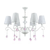 Люстра 6*E14 40Вт Жемчужный белый IP20 Adelaide FR2306-PL-06-W Freya
