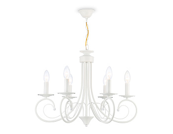 Светильник подвесной TR9611/6 WH белый E14/6 max 40W D560*650 Ambrella Light