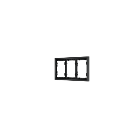 Рамка пластиковая Voltum S70 на 3 поста, (графит)