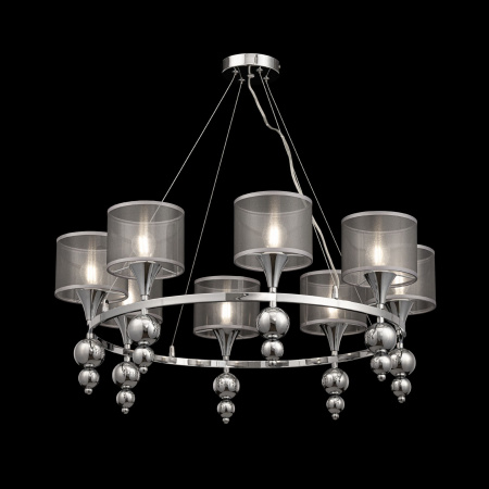Люстра 8*E14 40Вт Хром IP20 Lauren FR5093PL-08CH Freya